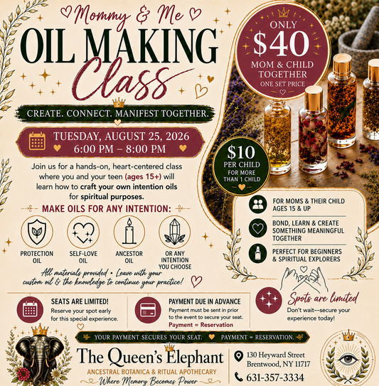 Oil Making Mom & Me Class